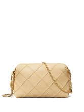 Tory Burch Fleming Soft Quilted Leather Shoulder Bag Beige