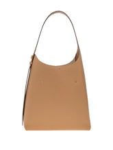 Tory Burch Romy Leather Hobo Bag Light Brown