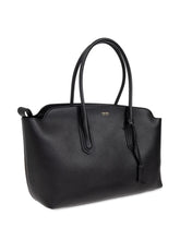 Tom Ford Structured Smooth Calf Leather Tote Bag Black