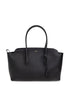 Tom Ford Structured Smooth Calf Leather Tote Bag Black