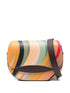Paul Smith Swirl Leather Saddle Shoulder Bag Multicolour