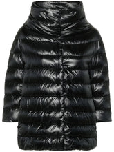 Herno Quilted Padded Down Cape Black Black