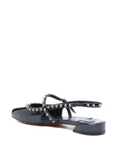 Christian Louboutin Sweet Janispikes Patent-Leather Ballerinas Blue