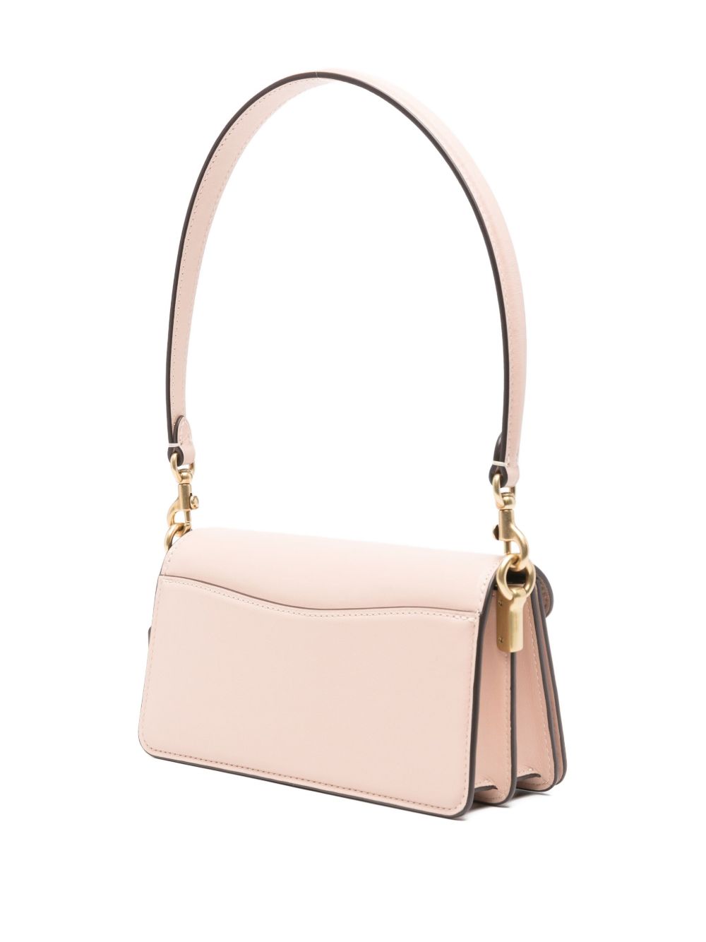 Coach Tabby 20 Grained-Leather Shoulder Bag Beige