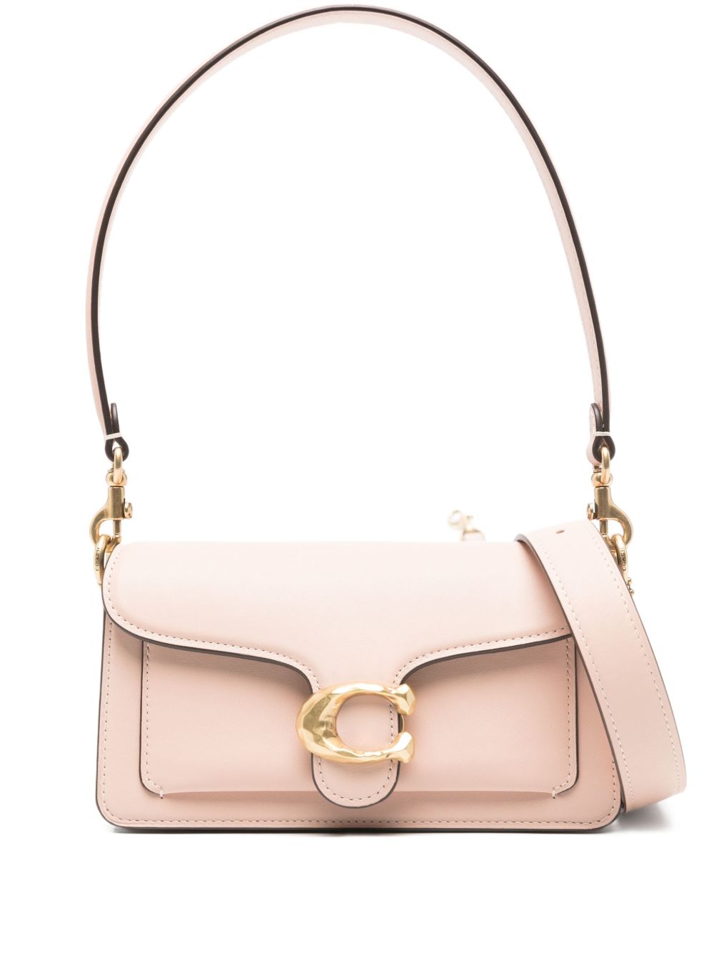 Coach Tabby 20 Grained-Leather Shoulder Bag Beige