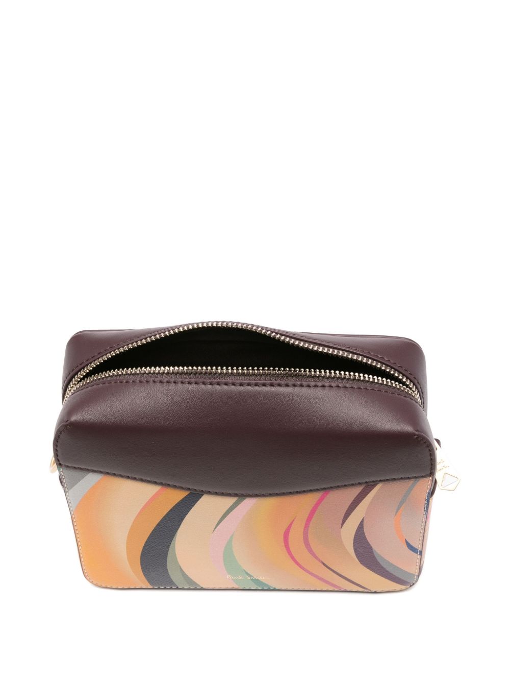 Paul Smith Swirl Leather Camera Crossbody Bag Multicolour