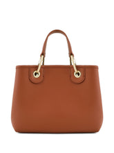Emporio Armani MyEA Small Leather Brown Shopper Bag Leather Brown
