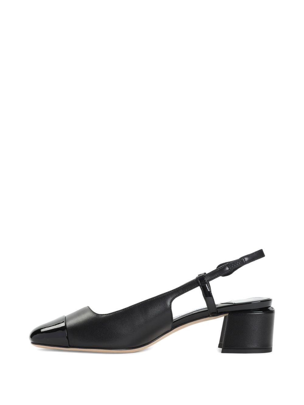 Jimmy Choo Patent Leather Elisa 45 Slingback Pumps Black