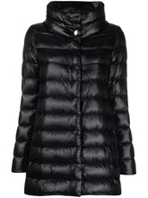 Herno Quilted Down Midi Jacket Black