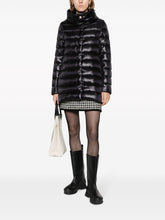 Herno Quilted Down Midi Jacket Black