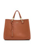 Emporio Armani MyEA Medium Brown Leather Shopper Bag Leather Brown