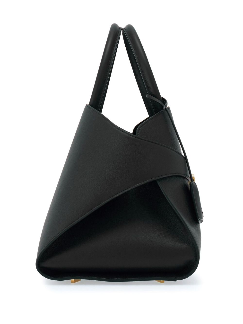 Ferragamo Medium Hug Gancini-Buckle Tote Bag Black