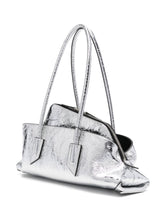 The Attico La Passeggiata Small Shoulder Bag Silver Silver