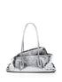 The Attico La Passeggiata Small Shoulder Bag Silver Silver