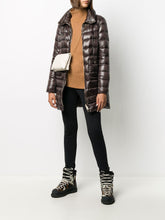 Herno Quilted Goose Down Midi Jacket Brown brown