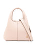 Coach Leather Structured Crossbody Handbag Beige