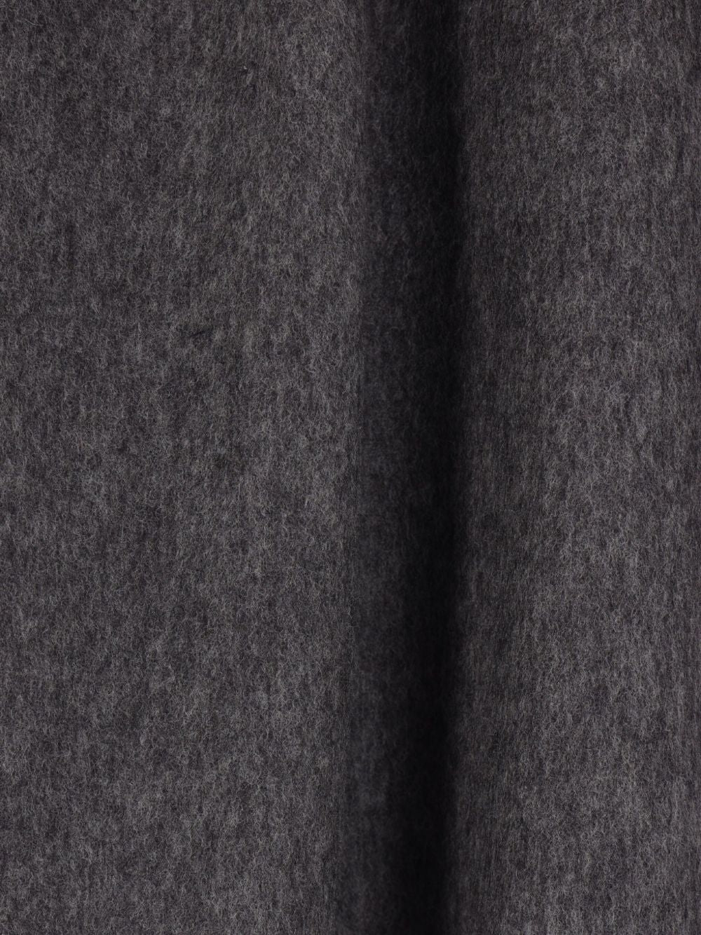 Brunello Cucinelli Virgin Wool Grey Shirt with Horn Buttons and Long Sleeves Grey
