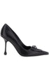 Jimmy Choo Scarlett 95 Leather Stiletto Pumps Black Black