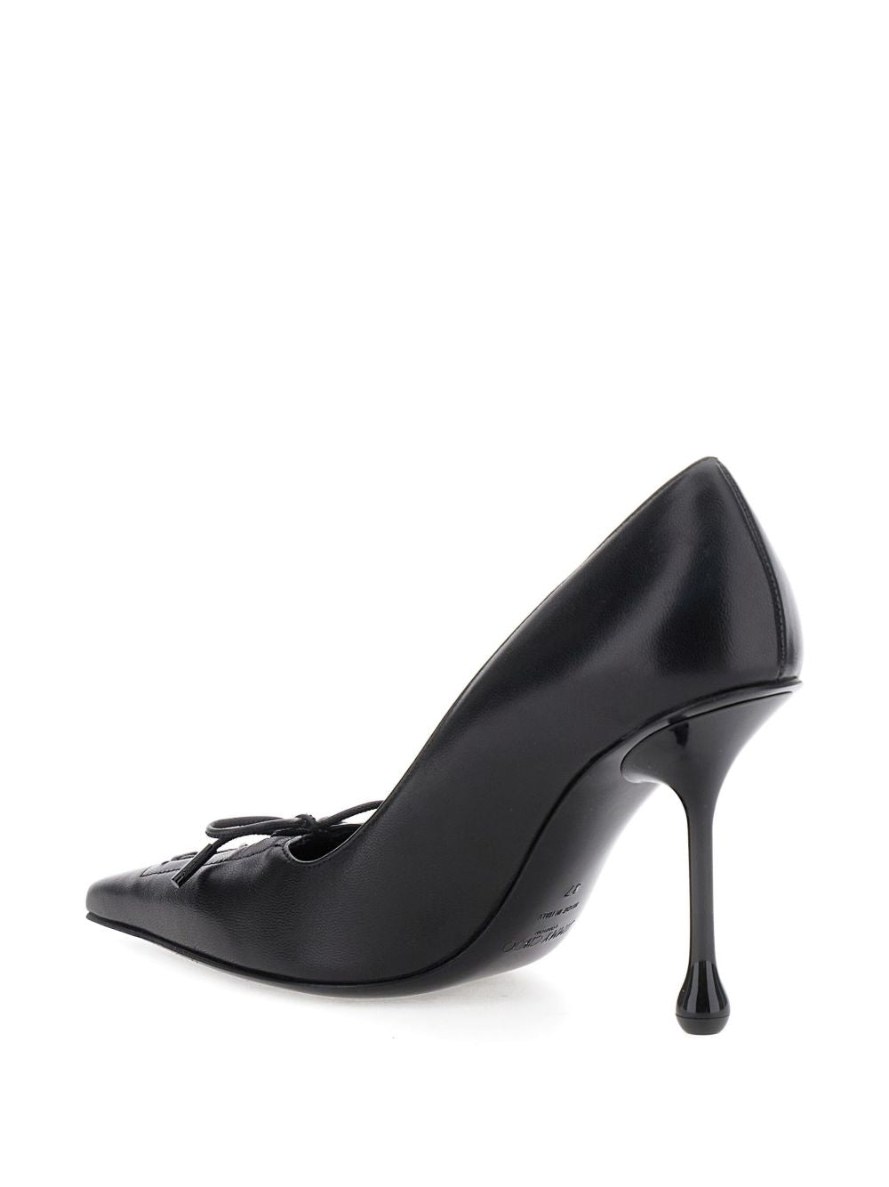 Jimmy Choo Scarlett 95 Leather Stiletto Pumps Black Black