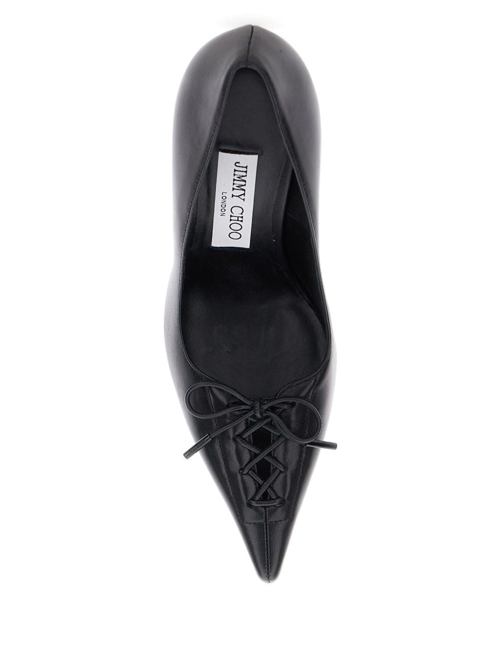 Jimmy Choo Scarlett 95 Leather Stiletto Pumps Black Black
