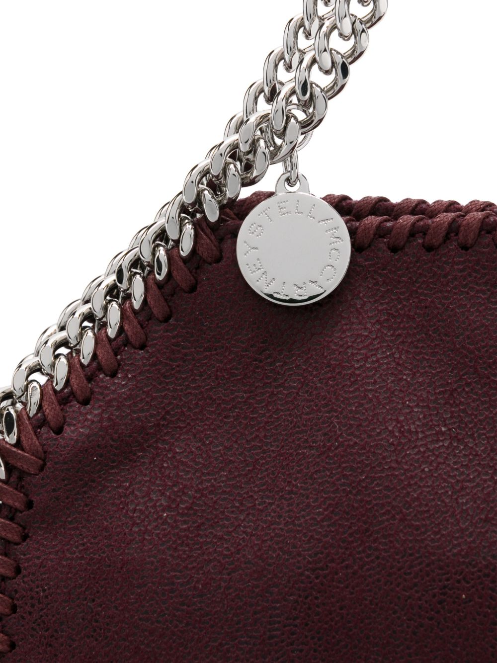 Stella McCartney Falabella Tiny Crossbody Bag Bordeaux Red