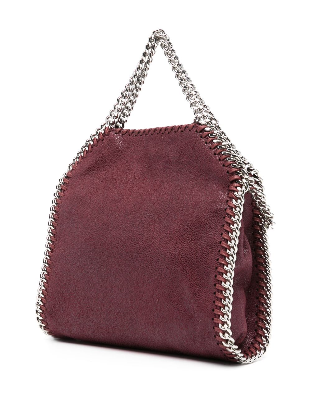 Stella McCartney Falabella Tiny Crossbody Bag Bordeaux Red