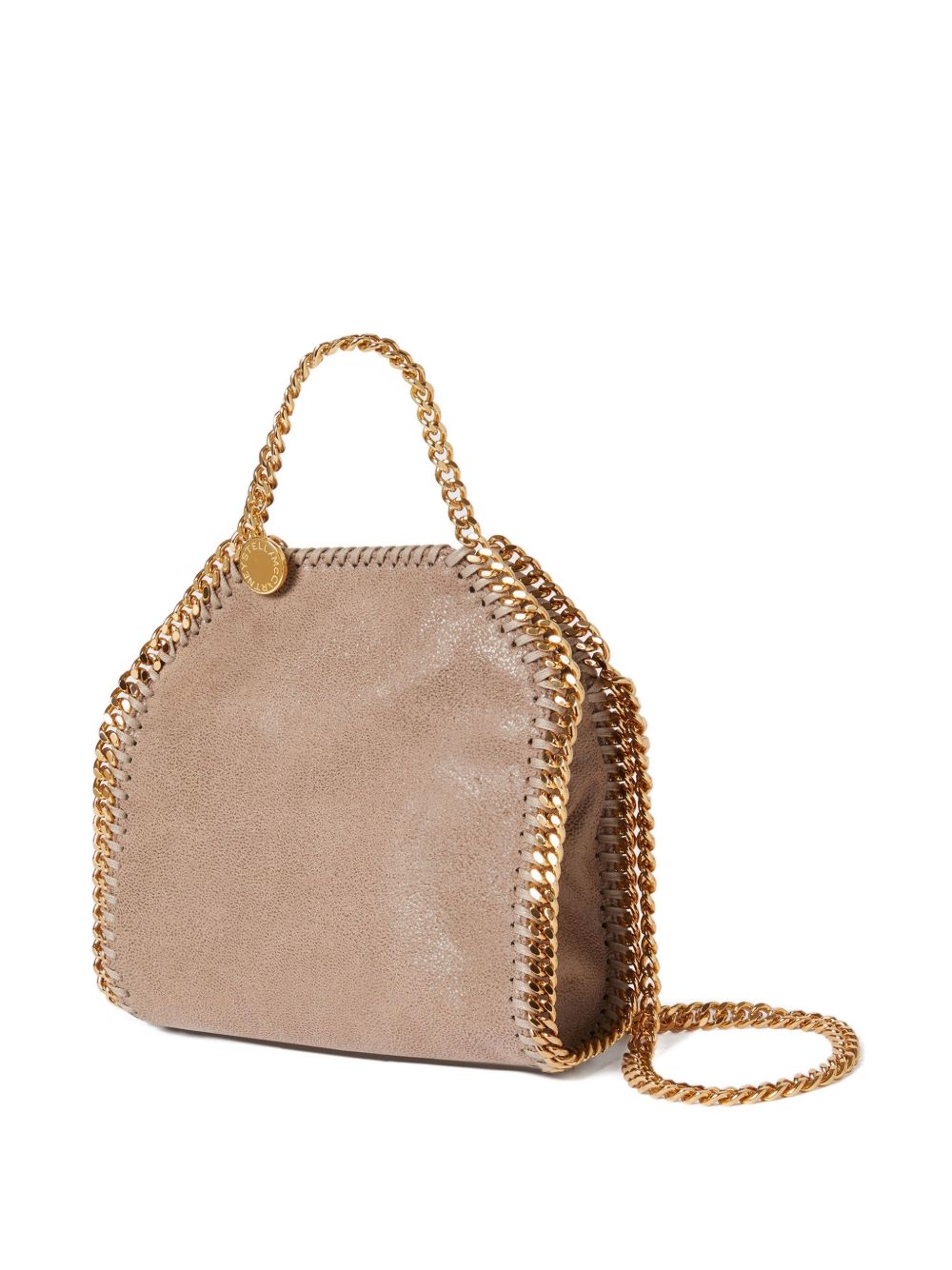 Stella McCartney Falabella Tiny Crossbody Bag Beige