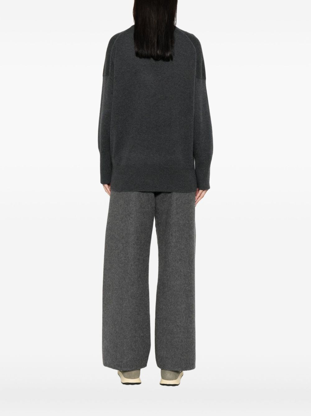 Brunello Cucinelli Cashmere Crewneck Sweater Black Black