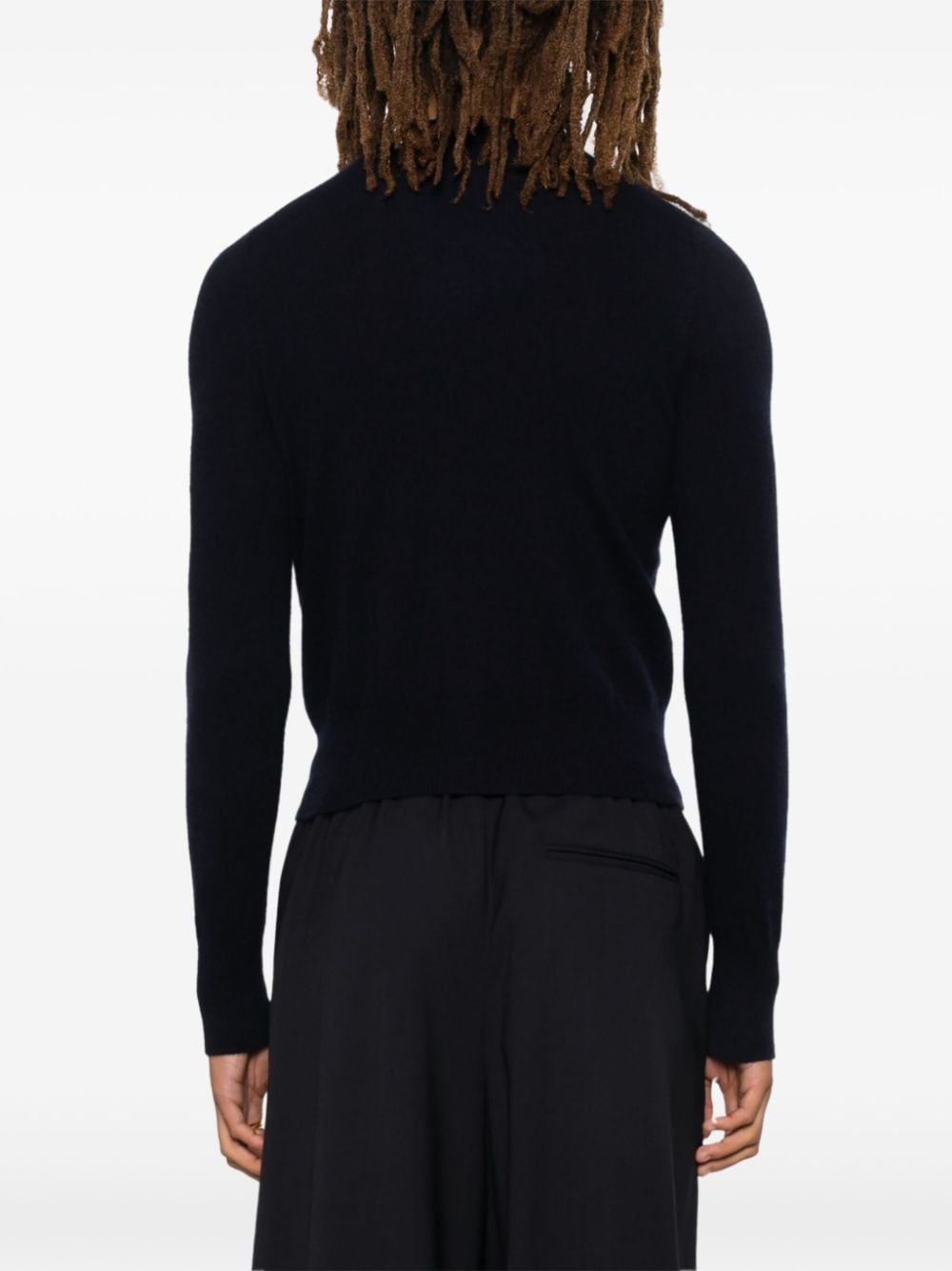 EXTREME CAshMERE Blue Cashmere Cardigan Blue