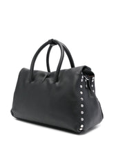 Zanellato Dotta Centauro XL Black Leather Handbag Black
