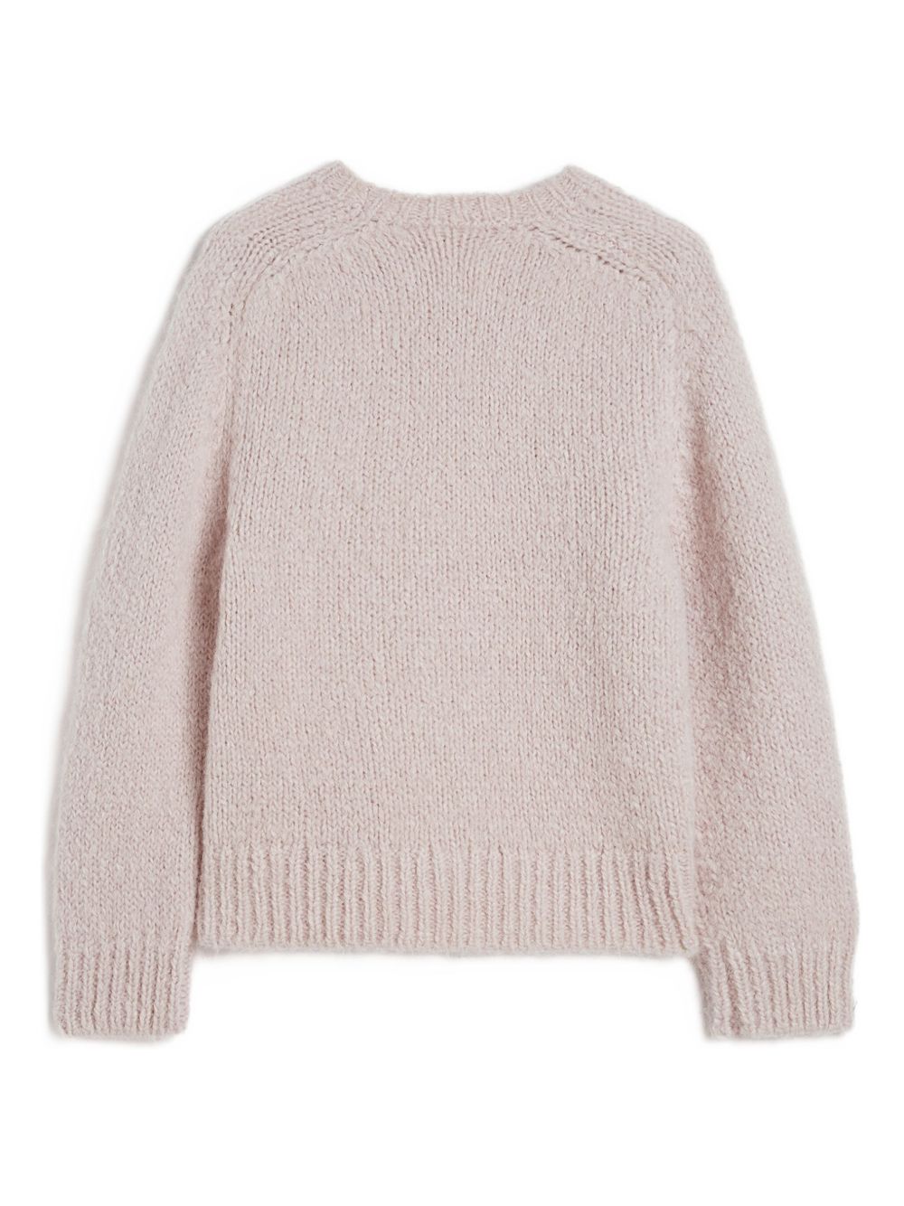 Jil Sander Plus Wool Crewneck Sweater in Light Pink Pink