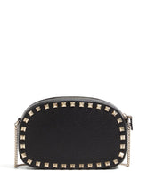Valentino Garavani Rockstud Leather Mini Clutch Bag Black