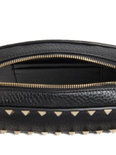Valentino Garavani Rockstud Leather Mini Clutch Bag Black