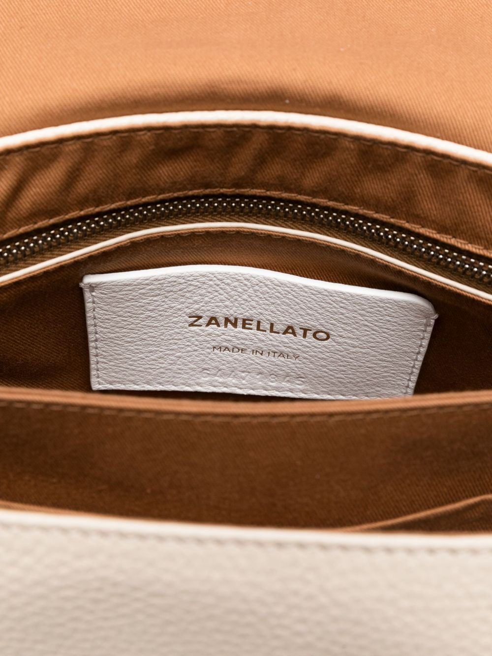 Zanellato Postina Daily Small Leather Handbag Beige