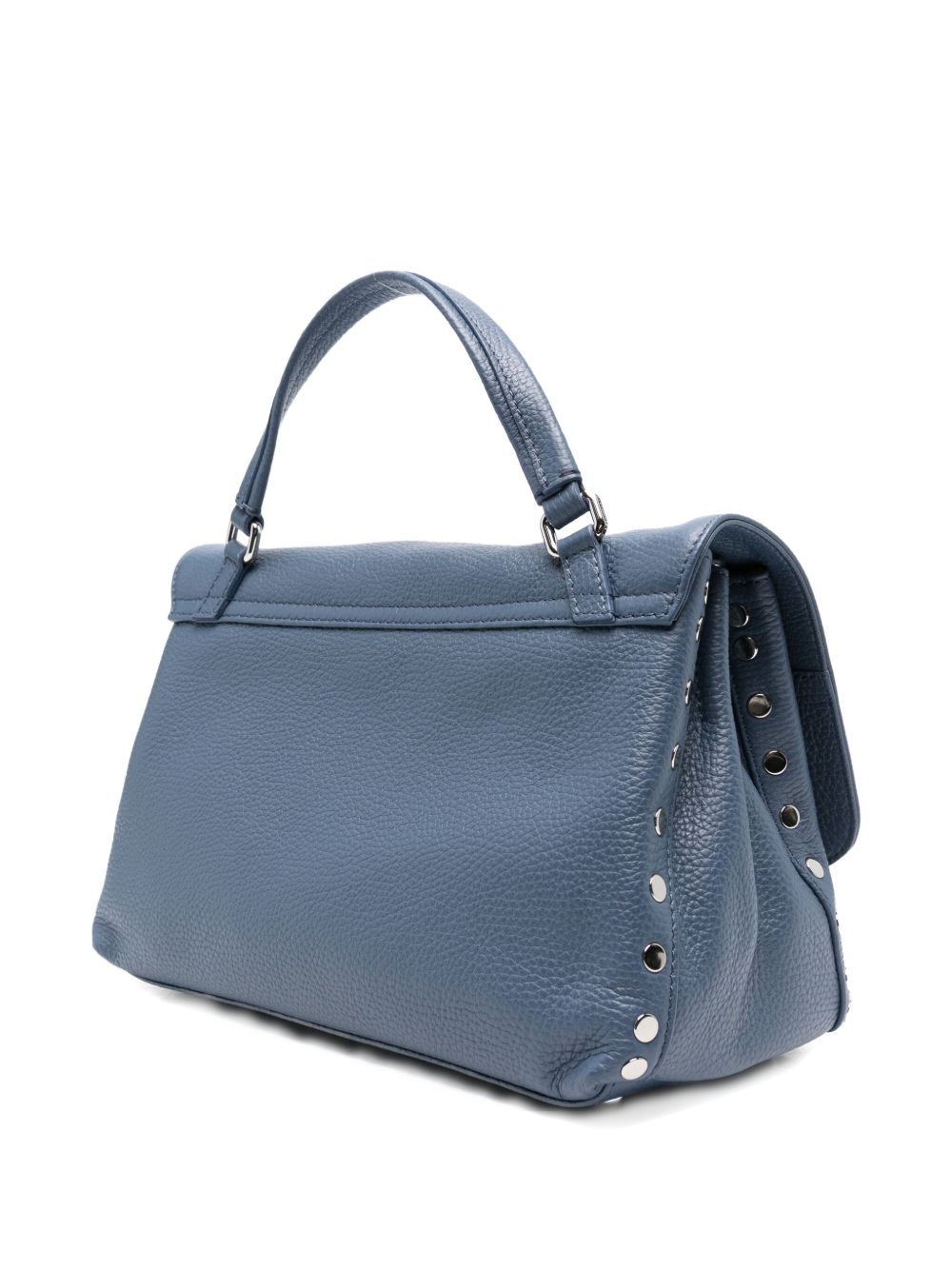 Zanellato Postina Daily Small Leather Handbag Blue