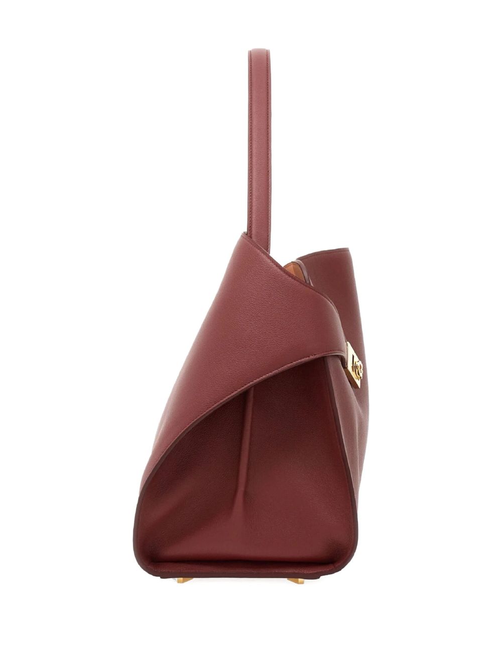 Ferragamo Hug Soft Two-Tone Medium Brown Shoulder Bag brown