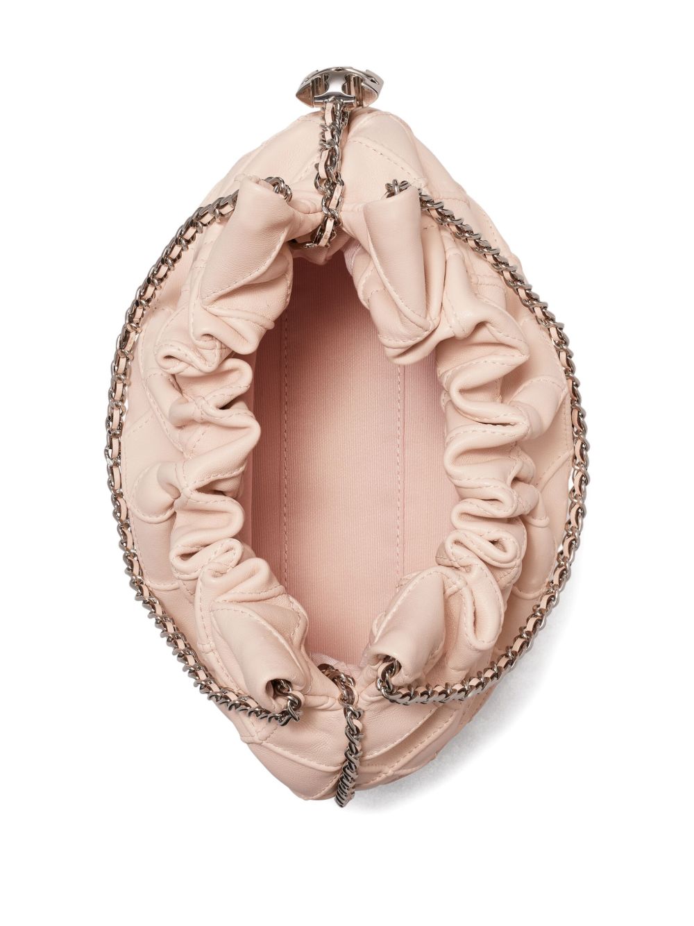 Tory Burch Fleming Mini Leather Hobo Bag Pink