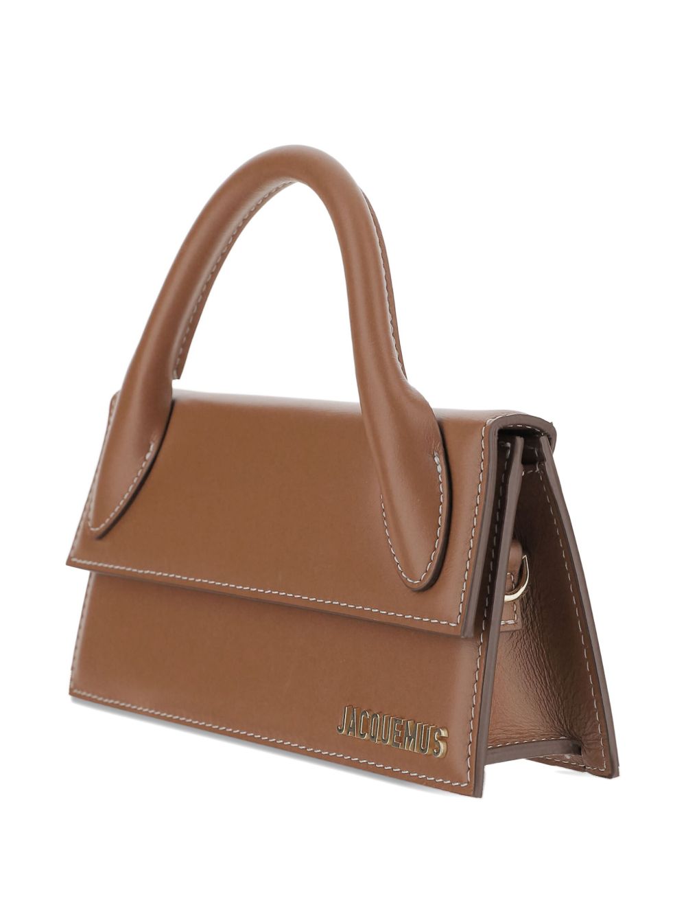 Jacquemus Le Chiquito Long Leather Tote Bag Leather Brown