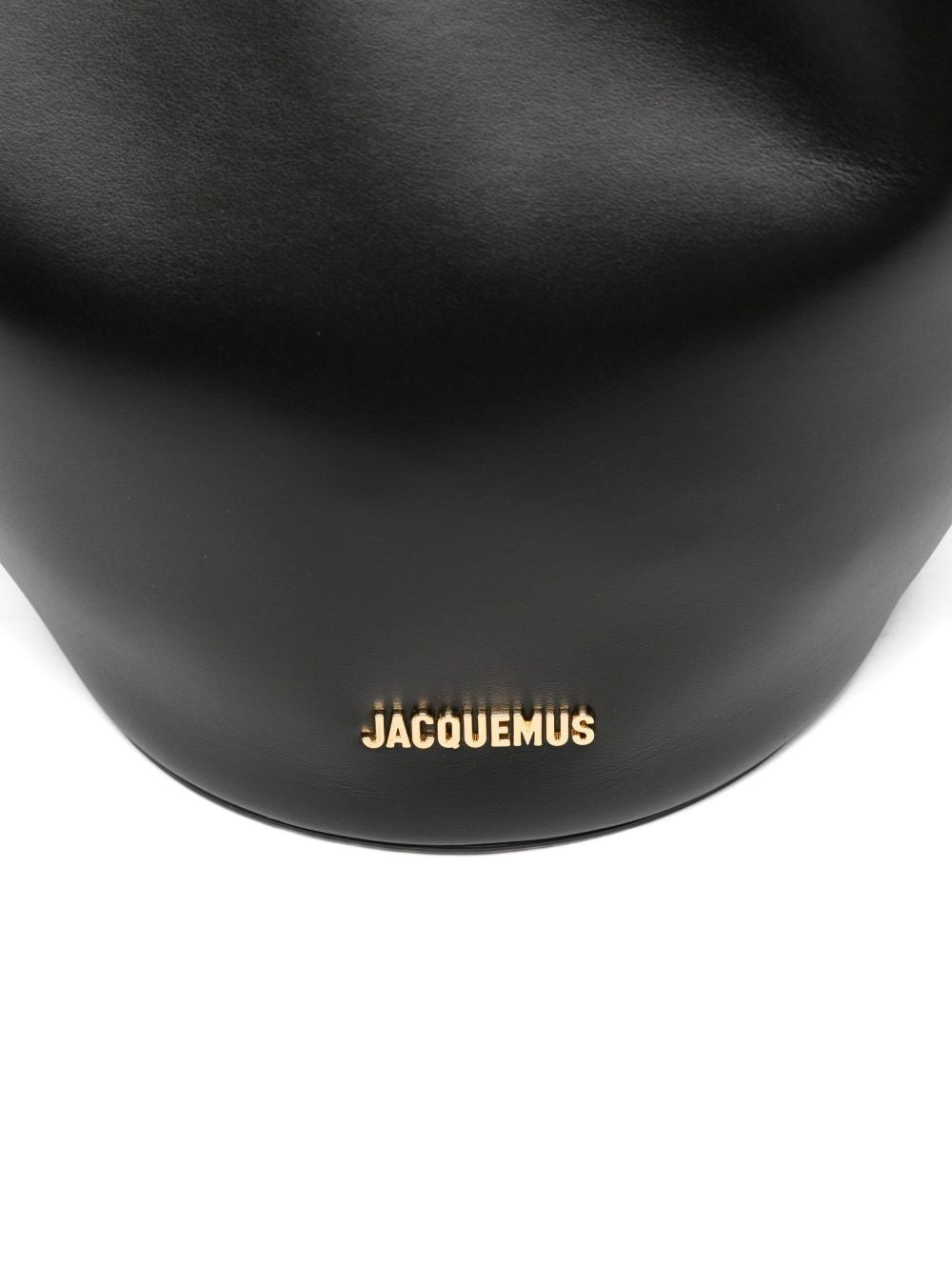 Jacquemus Le Petit Bambola Black Calf Leather Tote Bag Black
