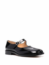 Maison Margiela Tabi Patent Leather Mary Jane Ballet Flats Black