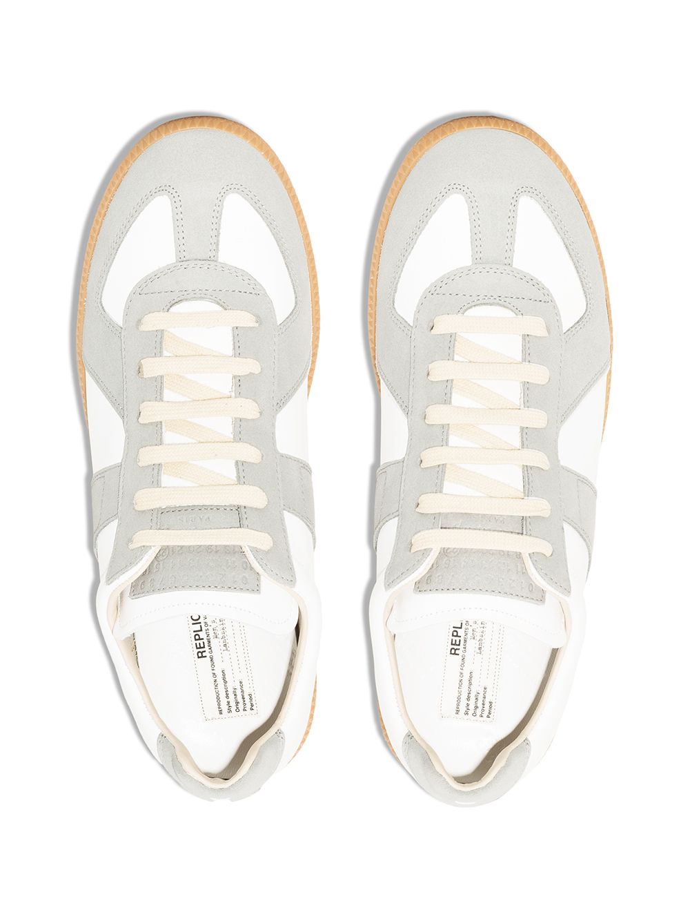 Maison Margiela Replica Calf Leather Sneakers White white