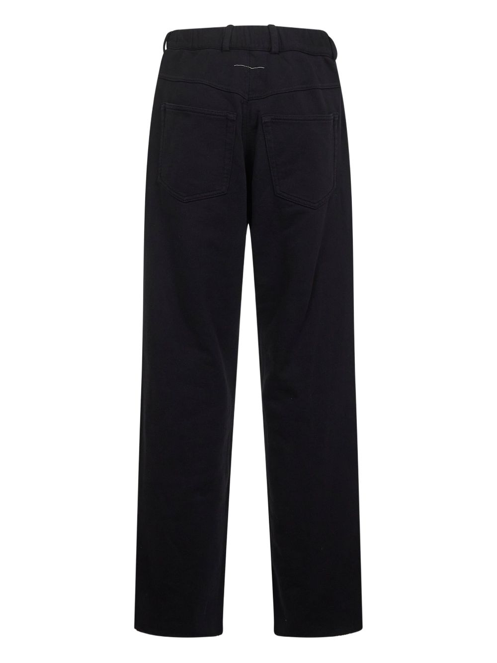MM6 Maison Margiela Cotton Five-Pocket Tailored Trousers Black Black