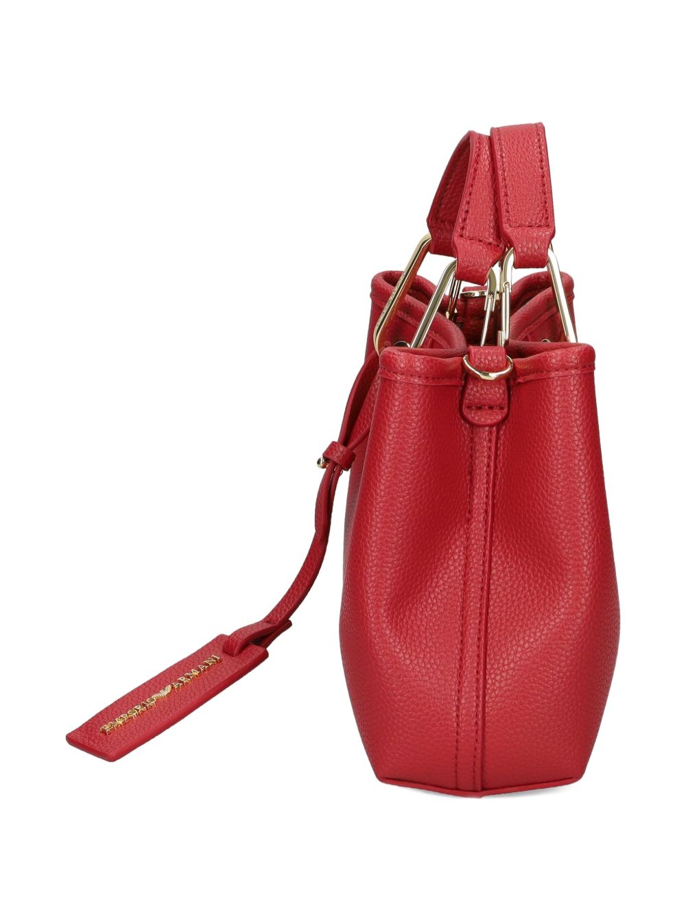 Emporio Armani MyEA XS Bordeaux Shopping Bag with Detachable Strap Bordeaux