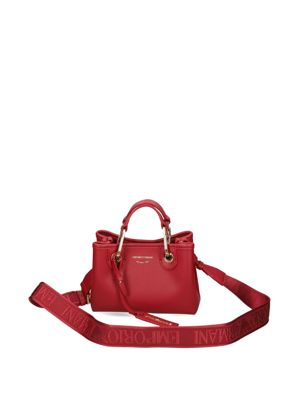 Emporio Armani MyEA XS Bordeaux Shopping Bag with Detachable Strap Bordeaux