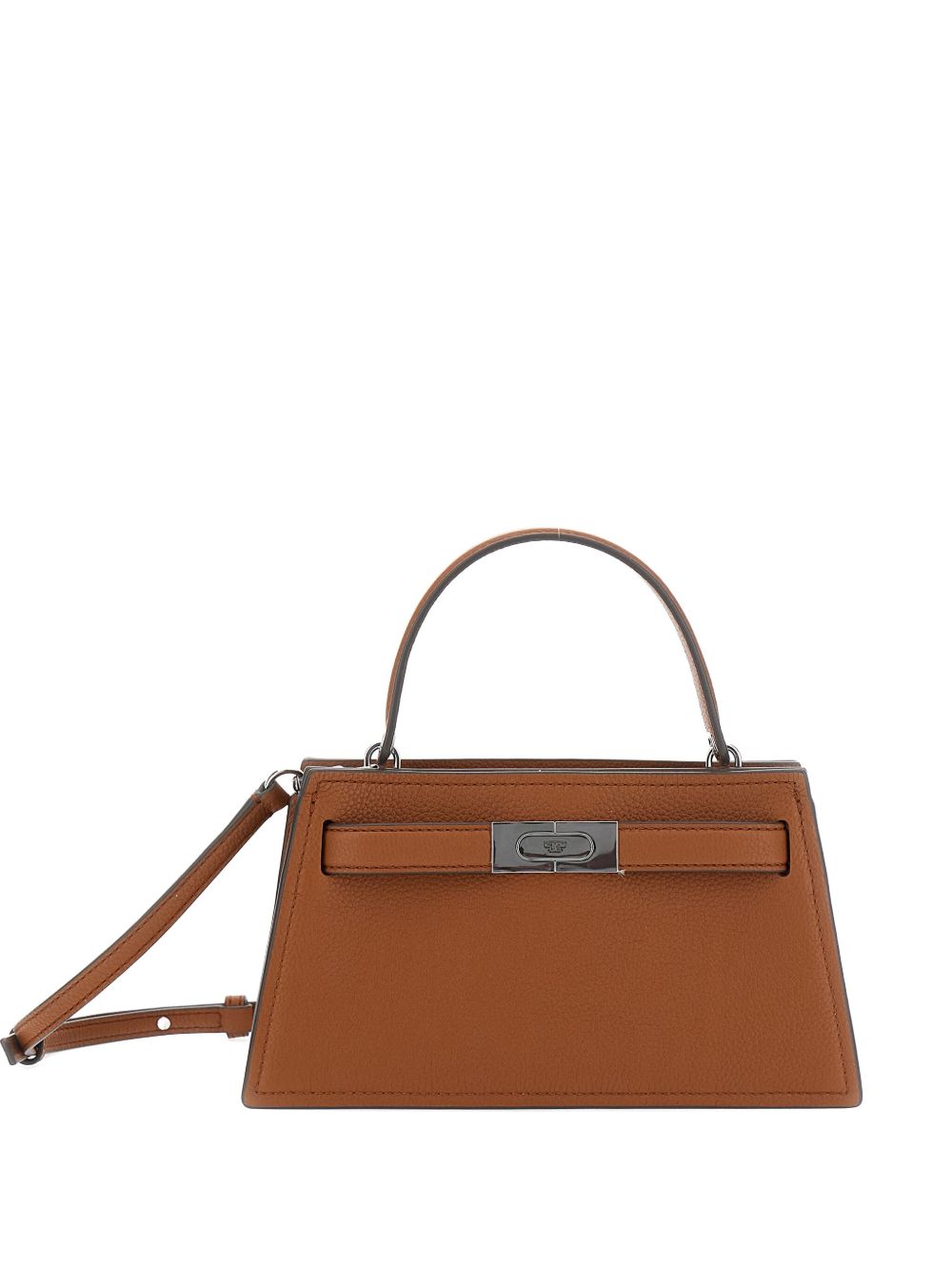 Tory Burch Lee Radziwill Small Leather Handbag Leather Brown
