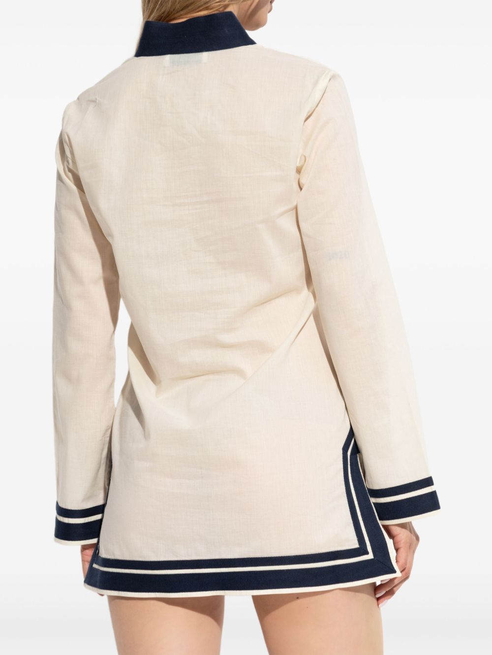 Tory Burch Cotton Tunic Dress Beige