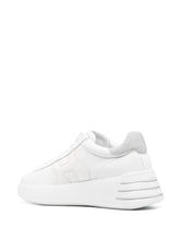 Hogan Pre Rebel Platform Leather Sneakers White