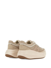 Hogan Pre Shearling-Trimmed H696 Leather and Sheepskin Sneakers Beige Beige