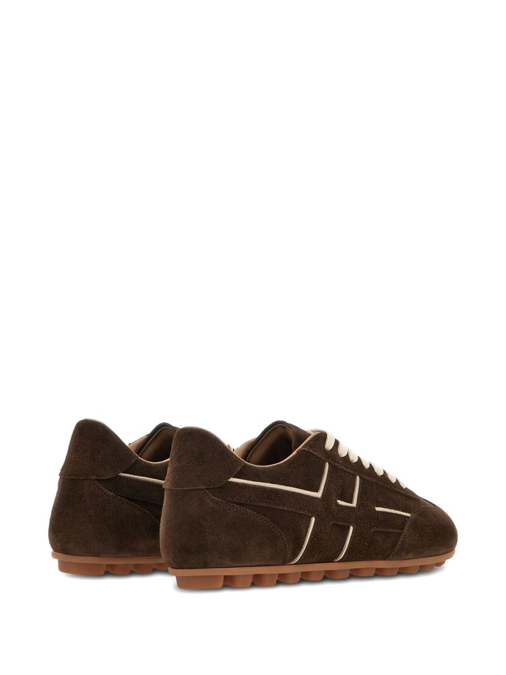 Hogan Pre Olympia Suede and Leather Sneakers Brown brown