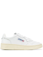Autry Medalist Low-Top Leather Sneakers White